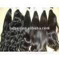 natural color weft hair ,cuticle weaving hair,virgin remy single drawn hair,remy ponytails hair